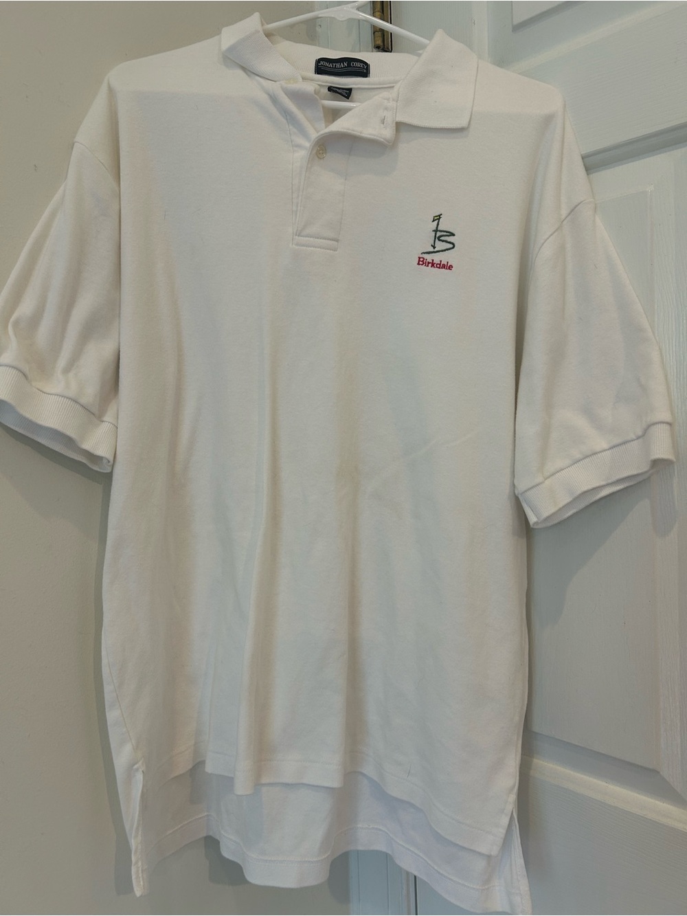 White Short-Sleeve Polo Shirt